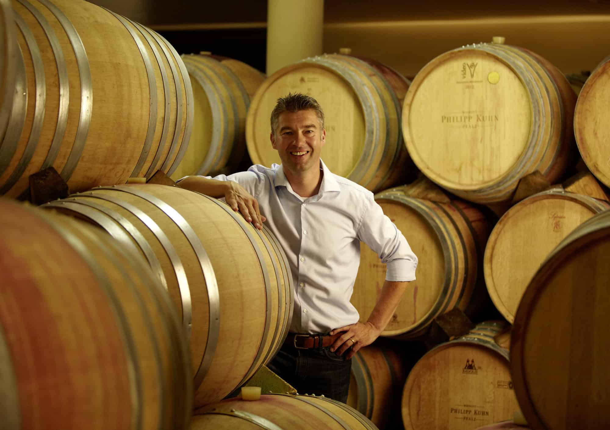 Philipp Kuhn i vinkällaren
