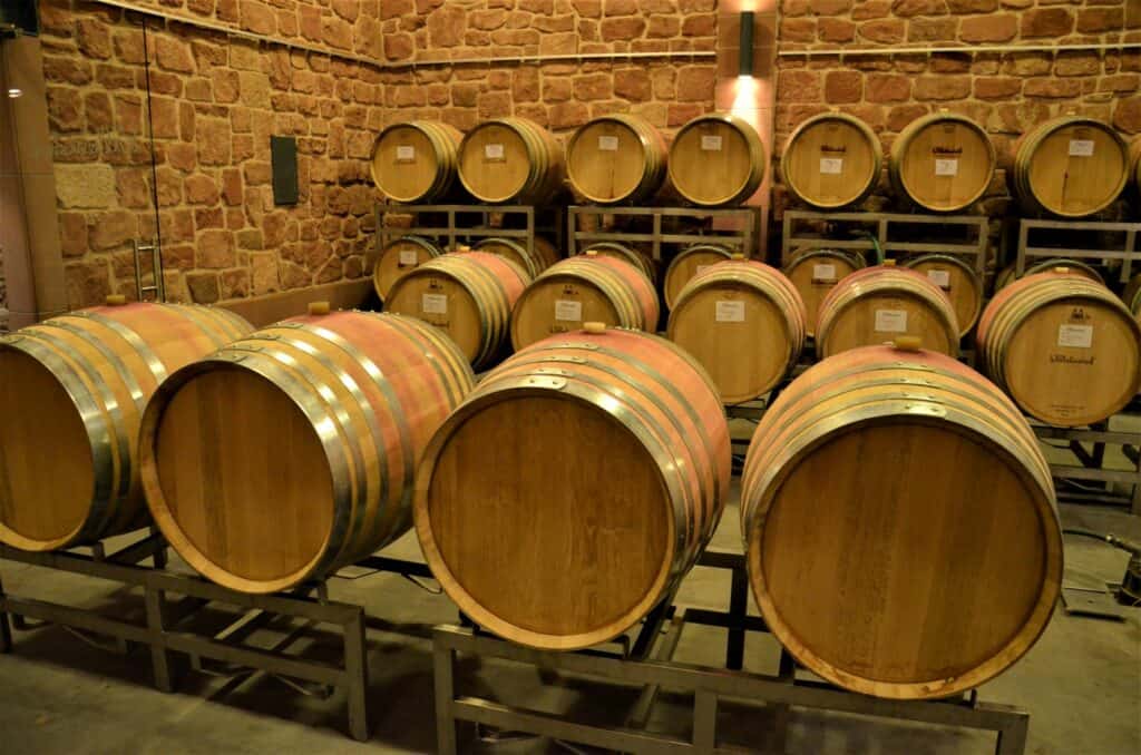 Tyska rödviner i barriques